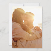 クラシックセージ&クリームモノグラム金ゴールドクレストフォト セーブザデート (裏面)