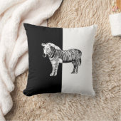 クラシックゼブラ クッション (ブランケット)