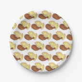 クラシックソウルフードフライドチキン&ワッフルダイナー ペーパープレート (正面)