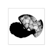 クラシックソウルフードフライドチキン&ワッフルダイナー ラバースタンプ (インプリント)