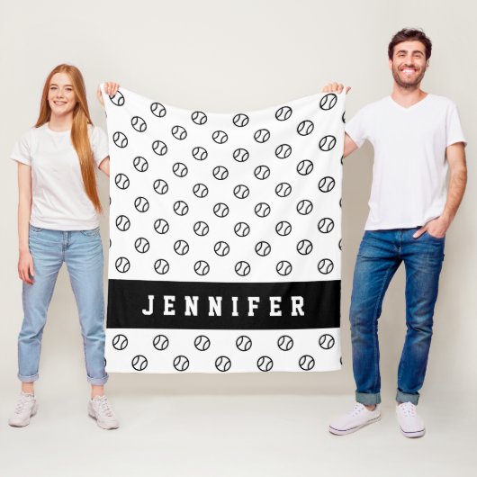 クラシックソフトボール野球球子名 フリースブランケット (インサイチュ)