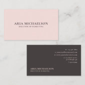 クラシックソフトミニマル赤面 名刺 (正面/裏面)