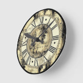 クラシックタイプ1 ラウンド壁時計 (傾斜)