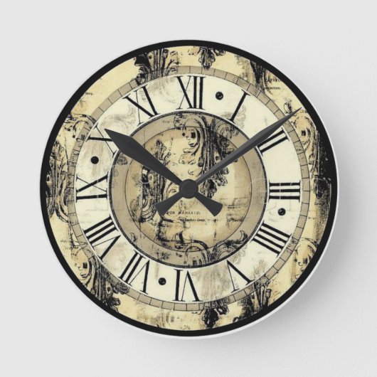 クラシックタイプ1 ラウンド壁時計 (正面)