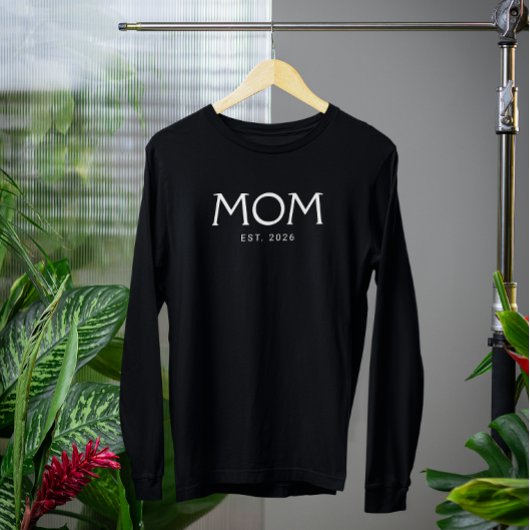 クラシックタイポグラフィー母設立年 Tシャツ