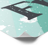 クラシックタイポグラフィ車。 ポスター (角)