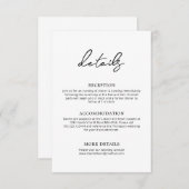 クラシックタイポグラフィ エンクロージャーカード (正面/裏面)