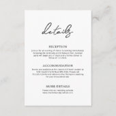 クラシックタイポグラフィ エンクロージャーカード (正面)