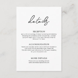 クラシックタイポグラフィ エンクロージャーカード