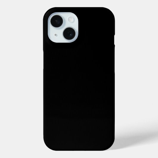 クラシックタイムレ伝統的ス黒無地の色 Case-Mate iPhoneケース (裏面)