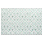 クラシックターコイズシンプル及び白色quatrefoil ファブリック (ヤード)