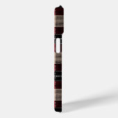 クラシックタータンチェックレッド&ブラック – 編素朴織 Case-Mate iPhoneケース (裏面 / 右)