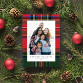 クラシックタータンチェック名門私立校風のーPlaid Patchwork 1写真 シーズンカード