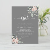 クラシックダスティピンクローズグレーガール 招待状 (スタンド正面)