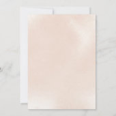 クラシックダスティピンクローズブリデスメイドランチョン 招待状 (裏面)