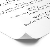 クラシックダスティピンク結婚ローズのドリンクの看板 ポスター (角)