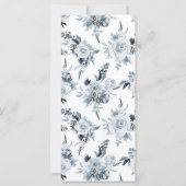 クラシックダスティブルーグレー結婚フローラのメニュー (裏面)