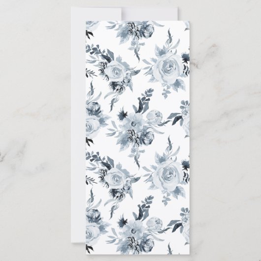 クラシックダスティブルーグレー結婚フローラのメニュー (裏面)