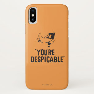 クラシックダフィーダック™「あなたは卑劣」 iPhone X ケース