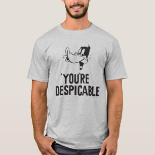 クラシックダフィーダック™「あなたは卑劣」 Tシャツ
