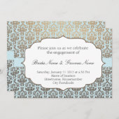 クラシックダマスウェディング招待状 招待状 (正面/裏面)