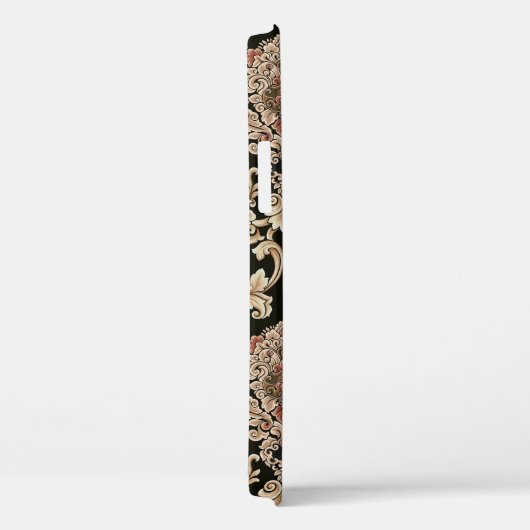 クラシックダマスクのジャカードパターンとフレーム抽象 Case-Mate iPhoneケース (裏面 / 右)