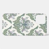 クラシックダマスクシームレスパターン Case-Mate iPhoneケース (裏面 (横))