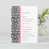 クラシックダマス結婚ク写真 招待状 (スタンド正面)