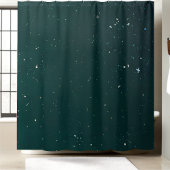 クラシックダークグリーンシークインシャワーカーテン シャワーカーテン