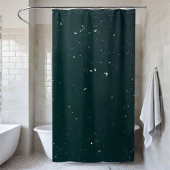 クラシックダークグリーンシークインシャワーカーテン シャワーカーテン