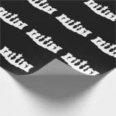 クラシックチェスの駒（白黒） ラッピングペーパー (角)