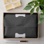 クラシックチェスの駒（白黒） 薄葉紙 (ギフト)