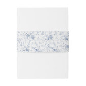 クラシックチノイスリーブルー結婚フローラ 招待状ベリーバンド (裏面例)