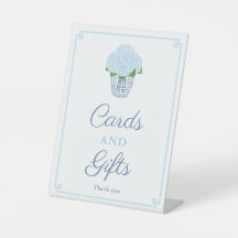 クラシックチノイスリー赤ちゃんシャワーカードとギフト