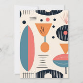 クラシックチャームヴィンテージ結婚レトロ サンキューカード (裏面)