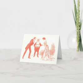 クラシックチャールズダナギブソンクリスマスカード シーズンカード