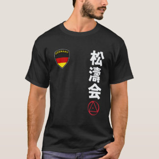 クラシックチーム空手 松涛会 ドイツ旗 日本 Tシャツ