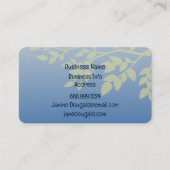 クラシックツリー自然ホリスティックヒーラー 名刺 (正面)