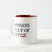 クラシックツートーンコーヒーマグ ツートーンマグカップ (正面左)