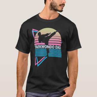 クラシックテコンドーパパ空手レトロ Tシャツ