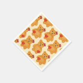 クラシックテディベア スタンダードカクテルナプキン (角)