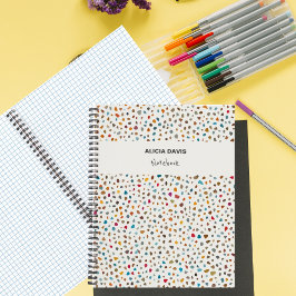 クラシックテラ数々のッツォ色の点 | お名前 ノートブック