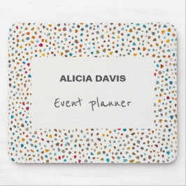 クラシックテラ数々のッツォ色の点 マウスパッド