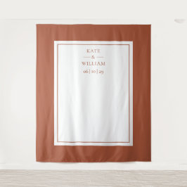 クラシックテラ結婚コッタの写真ブース背景 タペストリー