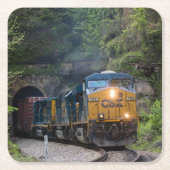 クラシックディーゼルエンジン スクエアペーパーコースター (正面)