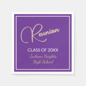 クラシックデザインクラス懇親会 スタンダードカクテルナプキン (正面)