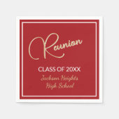 クラシックデザインクラス懇親会 スタンダードカクテルナプキン (正面)