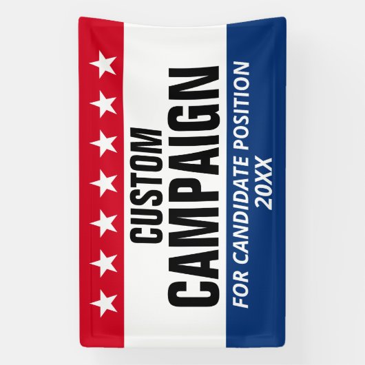 クラシックデザインスター名前をカスタムする位置 横断幕 (縦)