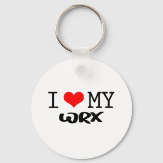クラシックデザイン「I Love My WRX」 キーホルダー
