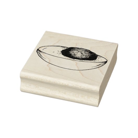 クラシックデヴィル卵ピクニックフードグルメ ラバースタンプ (スタンプ)